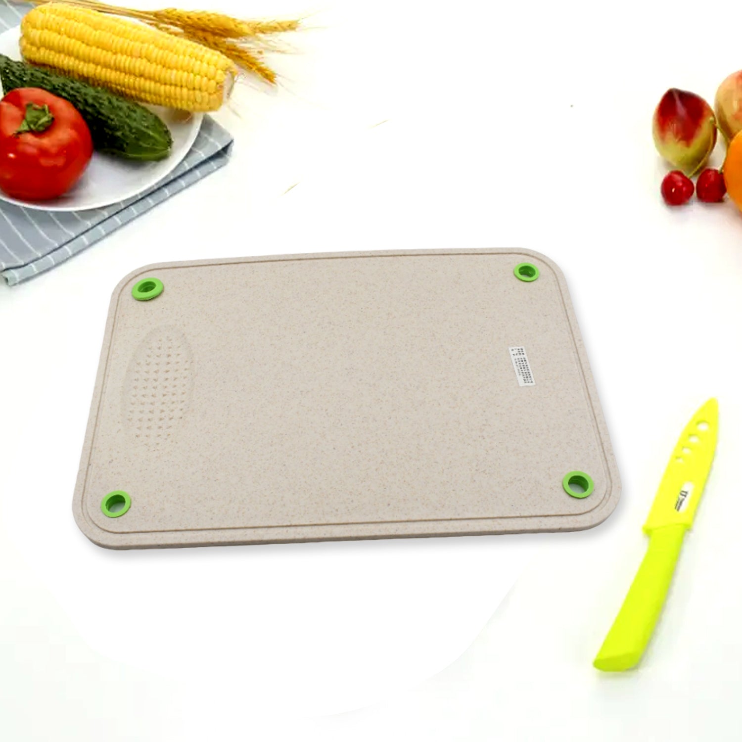 2447A Kitchen Chopping Board Household Double-sided Cutting Board Knife Board Vegetable Cutting and Fruit Multi-purpose Plastic Sticky Board Cutting board 2447A Kitchen Chopping Board Household Double-sided Cutting Board Knife Board Vegetable Cutting and Fruit Multi-purpose Plastic Sticky Board Cutting board